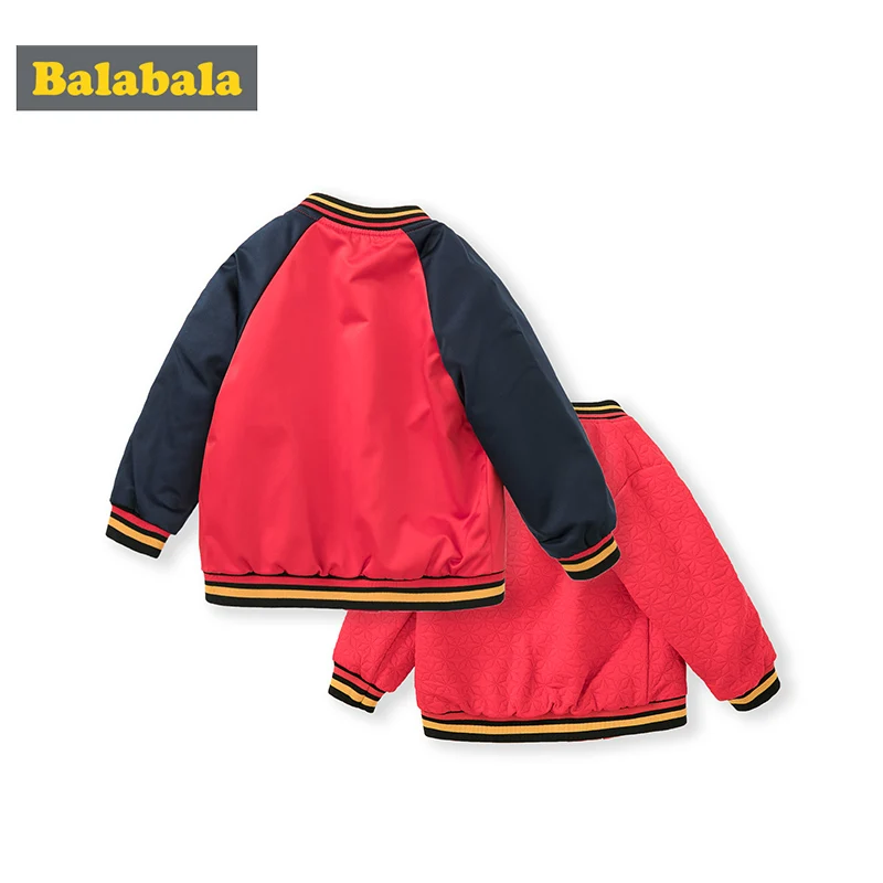 Детская куртка на молнии Balabala двухстороннее пальто для мальчиков Весенняя