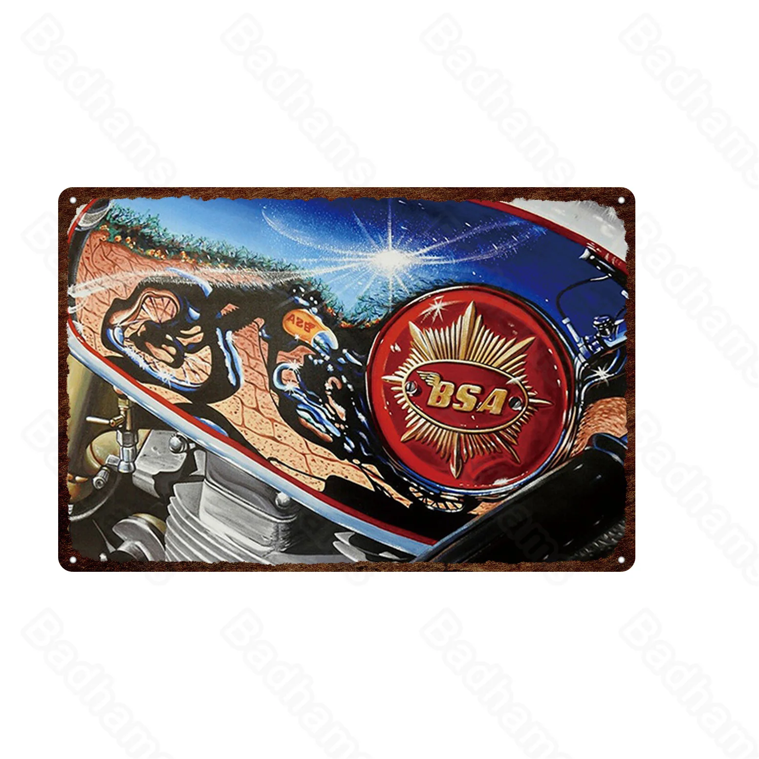 

Tin Painting Hot Beautiful Car Logo Plaque Metal Retro Beauty Poster Wall Rock Music Bar Art Barbecue Restaurant Decoration