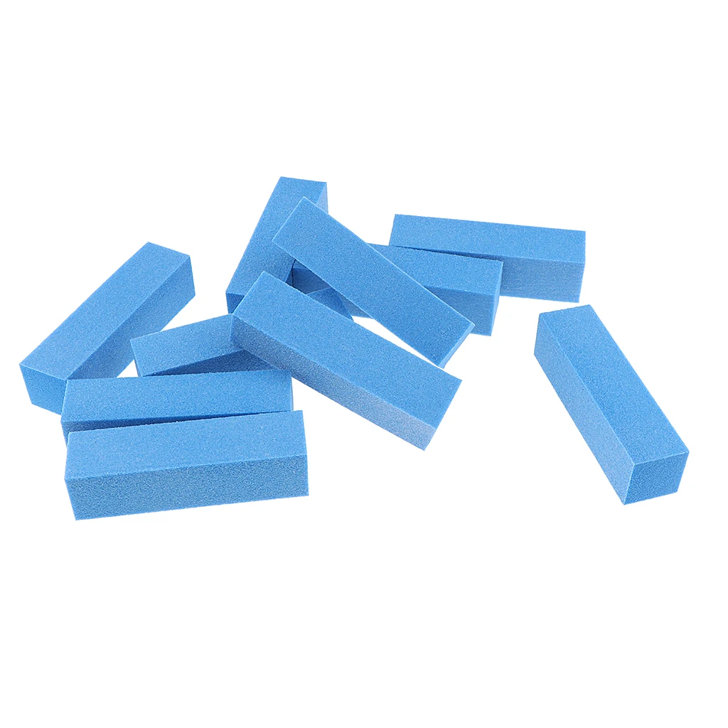 

4 Side Nail Buffer Nail Shiner Sponge Nail Files Sanding Blocks - Soft, Silky,