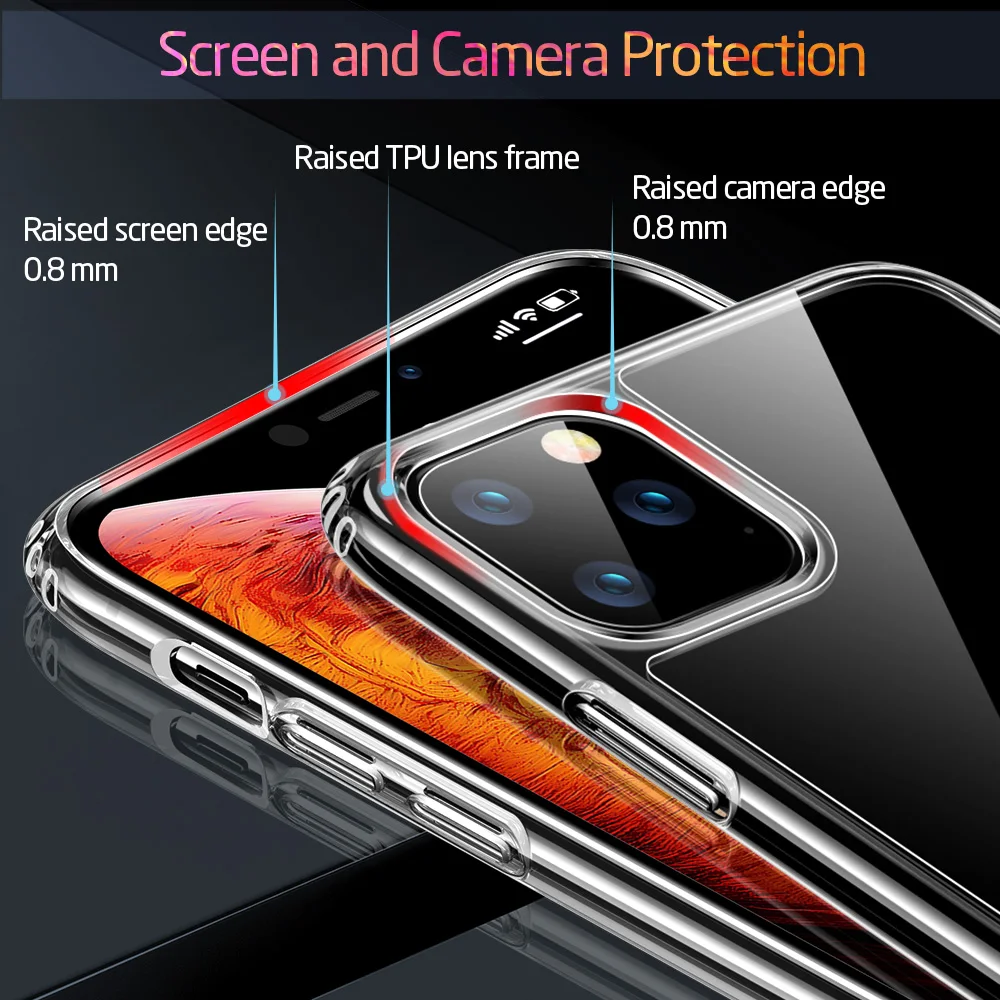 ESR чехол из закаленного стекла для iPhone 11 Pro Max противоударный чехол-бампер для iPhone 11 роскошный зеркальный чехол для iPhone11 11Pro