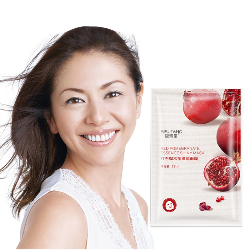 

Aloe Orange Rice Pomegranate Bamboo Rose Green Tea Honey Moisturizing Mask Oil Control Hydrating Skin Rejuvenation and Whitening