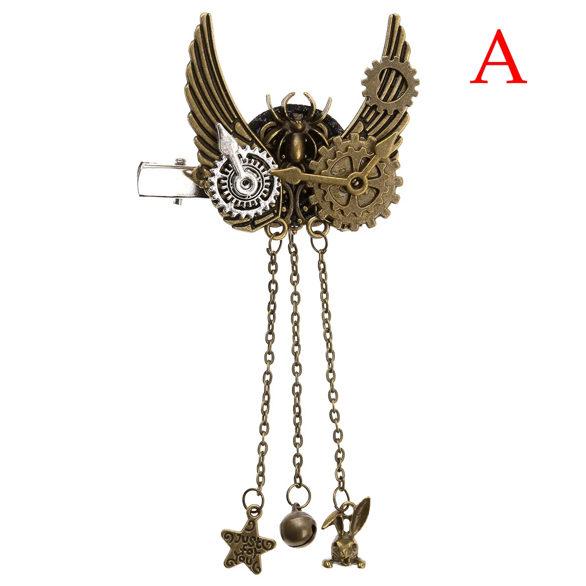 Женская Брошь в виде крыльев Винтажная брошь стиле стимпанк|Зажимы для одежды| |