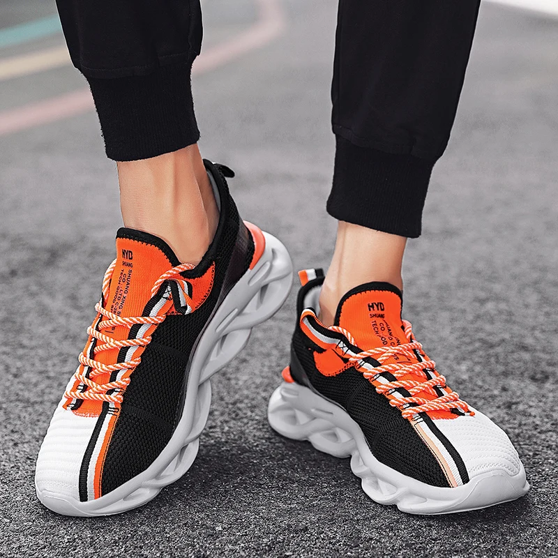 

Sneakers Men Shoes 2021 Autumn Breathable Black Trendy Sneakers Men Walking Casual Light Shoes Big Size 39-48 Man Tennis Shoes
