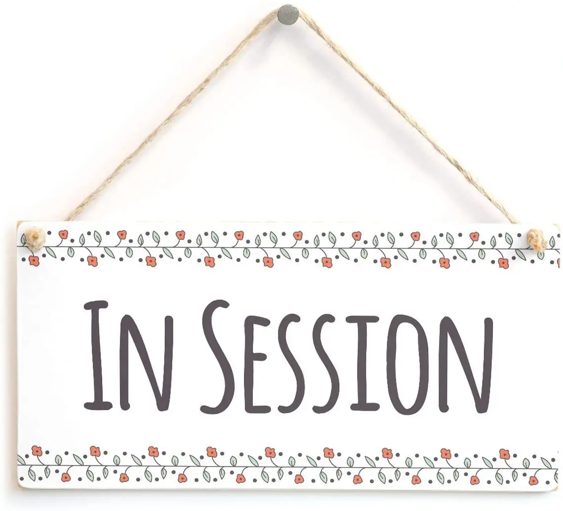 in Session - Functional Do Not Disturb Quiet Please Hanging Sign Wooden Hanging Sign 4 X 8 теймурханлы ю do not disturb записки отельера