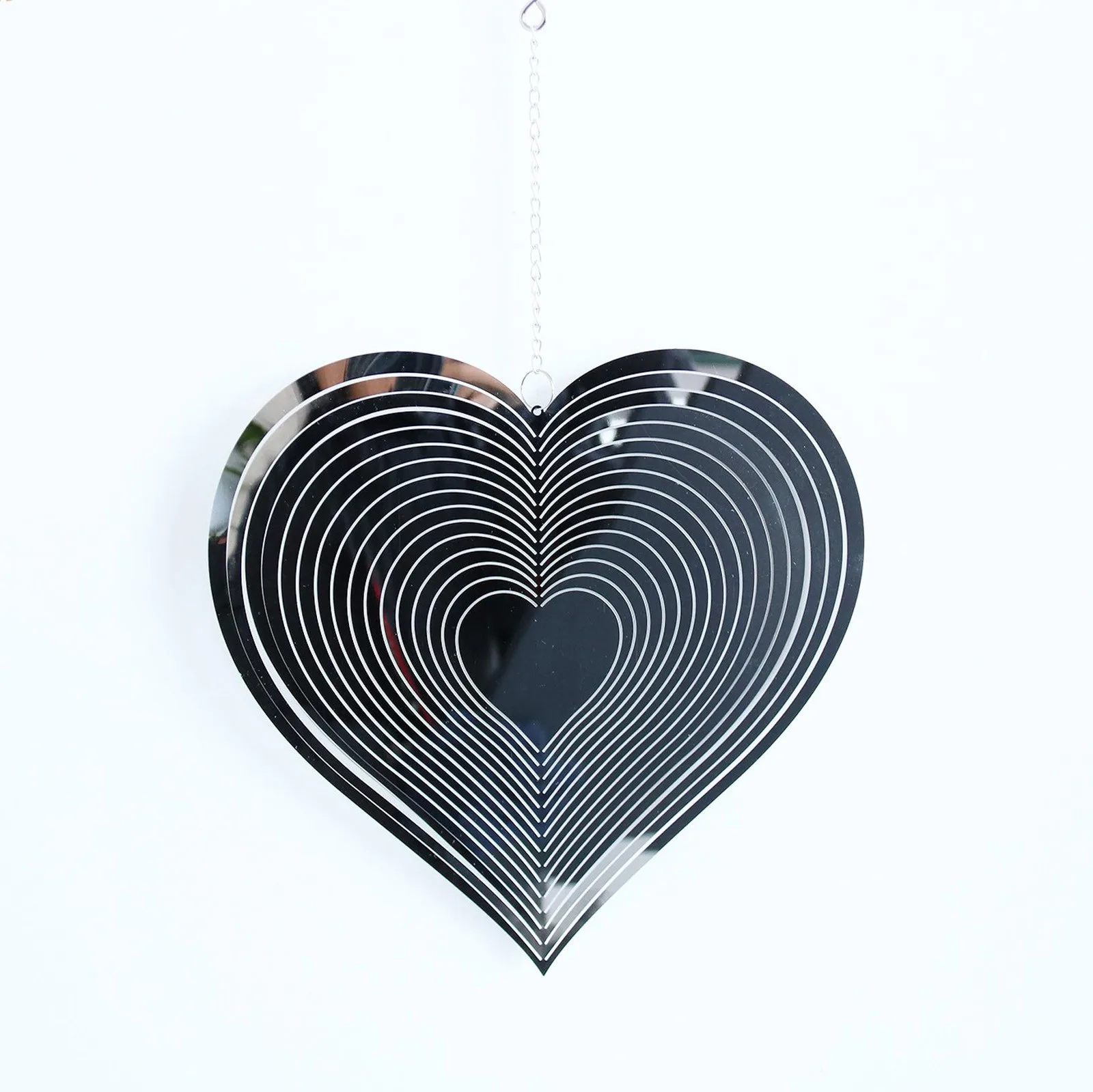 

Metal Heart Wind Spinner Garden Chimes Hanging Ornaments Crafts For Outdoor Backyard Bedroom Living Room Window Decoration #LR2