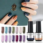Набор гель-лаков для маникюра для ногтей, Полупостоянный лак, верхнее покрытие, УФ светодиодный Гель-лак, снимается отмачиванием, искусство для ногтей TSLM1