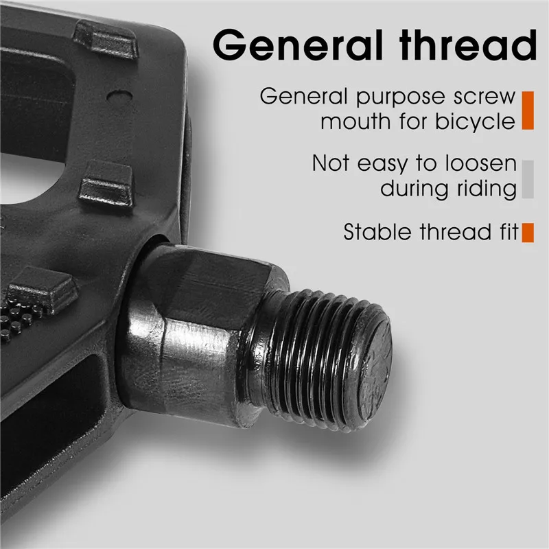 

Bicycle Pedal Non-Slip MTB Bike Pedals Aluminum Alloy Flat Platform Applicable SPD Waterproof Cycling Accessories