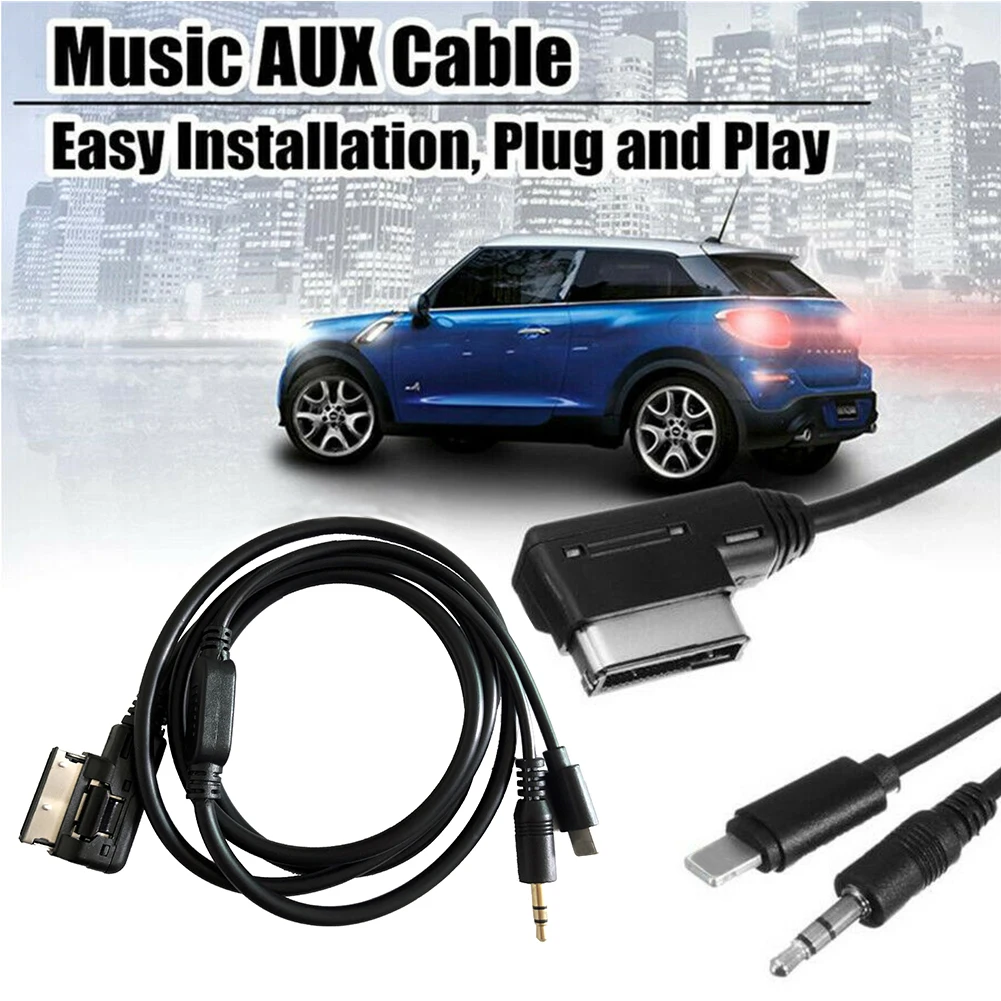 Замена стерео Plug And Play 8pin адаптер MMI система AMI медиа автомобильный AUX кабель аудио