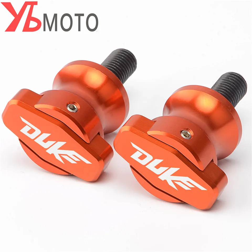 2018 Lastest высокое качество CNC M10 маятниковые катушки слайдер оранжевый для KTM Duke 125 200