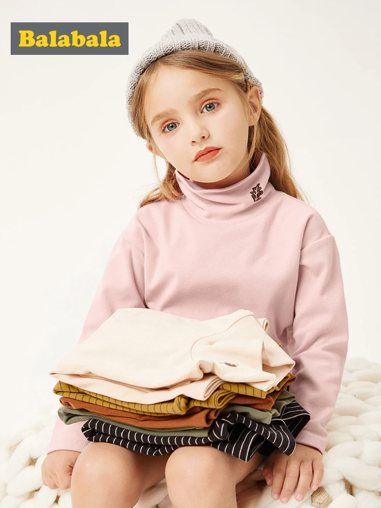 Футболка Balabala с длинным рукавом для мальчиков новинка зимы 2019 детская одежда