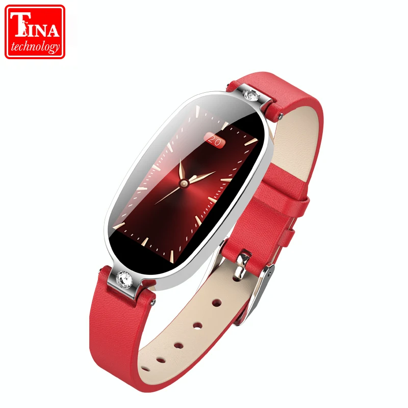 Женский Смарт-Браслет фитнес-трекер PPG ЭКГ кровяное давление напоминание о