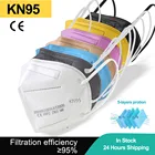 Многоразовая маска ffp2mask CE KN95, 5 слоев, респиратор для защиты от пыли для взрослых