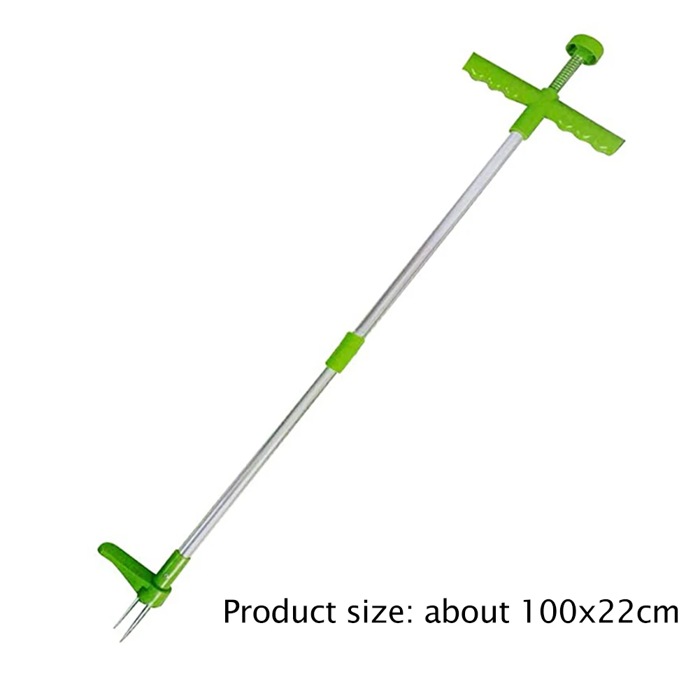 

Root Remover Outdoor Killer Tool Portable Weed Puller Claw Weeder Manual Garden Lawn Long Handled Aluminum Stand Up Lightweight