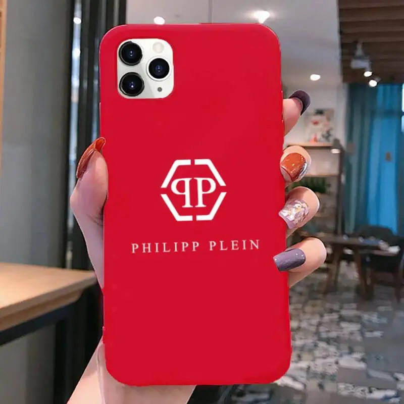 

qp Philipp luxury Brand Phone Case for iphone 12 pro max mini 11 pro XS MAX 8 7 6 6S Plus X 5S SE 2020 XR red case