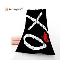 custom the weeknd towels microfiber fabric popular face towelbath towel size 35x75cm 70x140cm print your picture