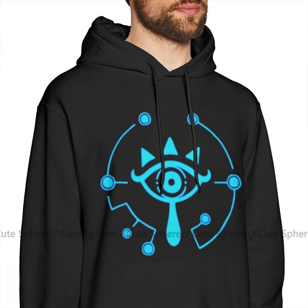 Zelda Breathing Of The Wild Толстовка Sheikah slate Legend Of Zelda Breathing Of The Wild толстовки популярный мужской пуловер с капюшоном