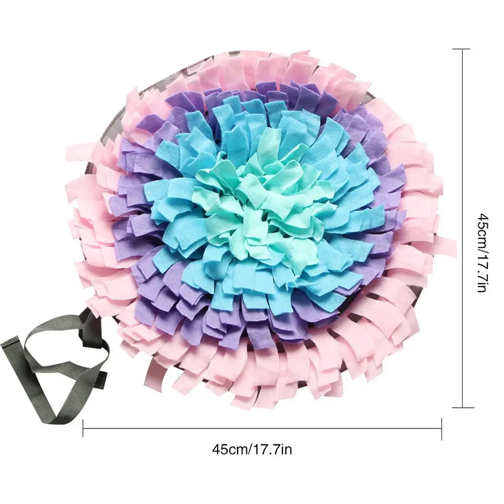 

Pet Snuffle Mat Dogs Leak Food Anti Choking Mat Cat Dog Training Blanket Nose Work Toy Pet Slowing Feeding Intelligence Mat #W0