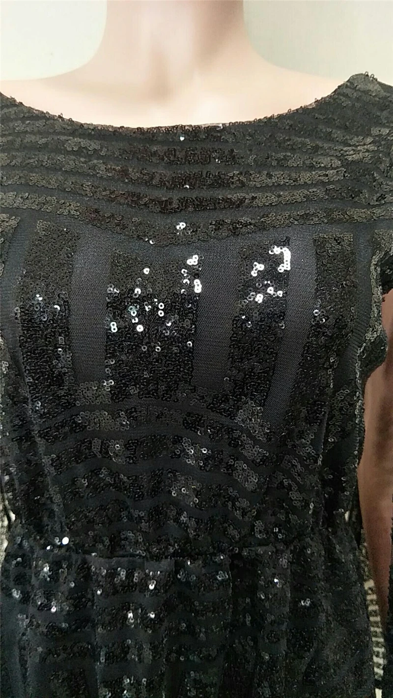 Женское платье с открытыми плечами и блестками Adogirl весеннее мини-платье