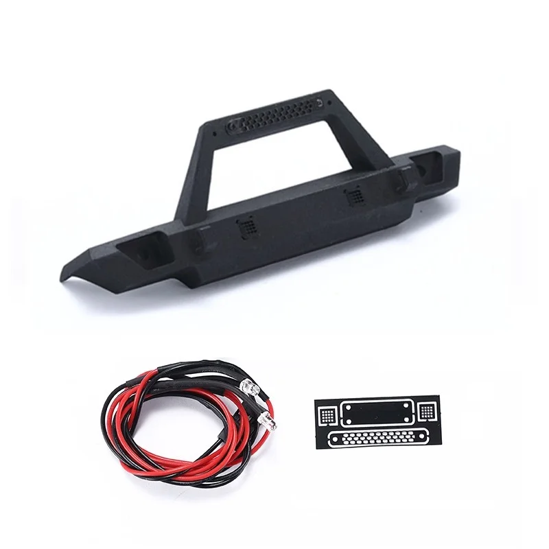

RC Car Front Bumper with LED Light for XIAOMI Suzuki Jimny 1/16 RC Car Upgrade Parts Decoration Accessories