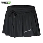 Женские велосипедные шорты WOSAWE 2020, юбка, дышащая мягкая велосипедная юбка для горных велосипедов с 3D гелевыми подушечками, верхняя одежда, короткая юбка