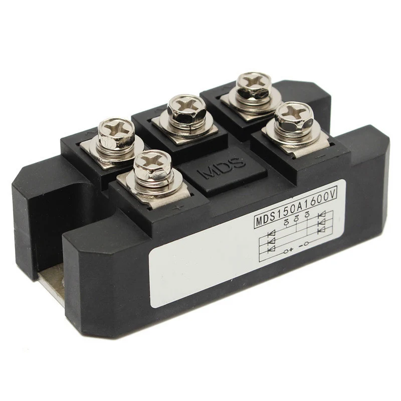 MDS150A 3 фазы диодный мост выпрямителя 150A Amp 1600V Медь 150 по Цельсию 80X40X33 мм