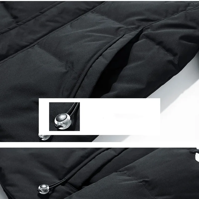 2021 Winter New Fashion Trend Men's Warm Down Jacket Slim Leisure Cashmere Thick High-Quality Men's Cotton-Padded Jacket M-4XL