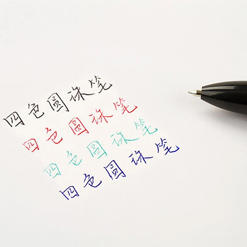 4 в 1 разноцветная ручка Творческий шариковая красочные Выдвижная