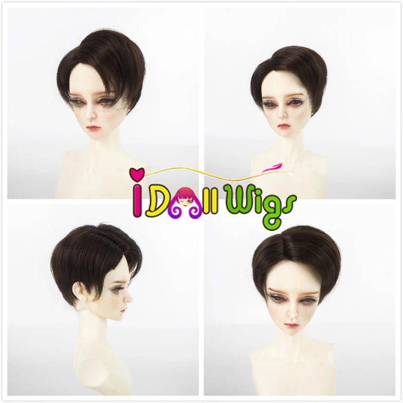 

Диаметром 22-24 см, коричневые короткие волосы, модель 1/3 года, противоскользящая кукла PukiFee lati BJD, игрушки