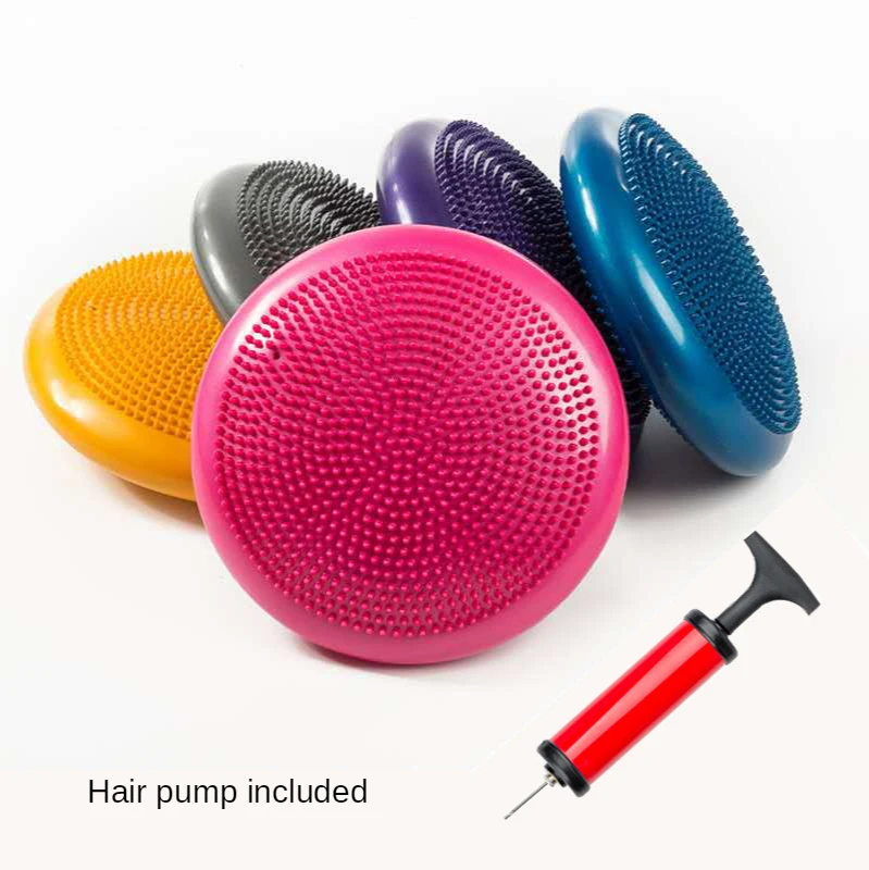 

Yoga balance cushion Inflatable massage cushion Balance plate Thickened explosion-proof yoga balance ball Balance trainer