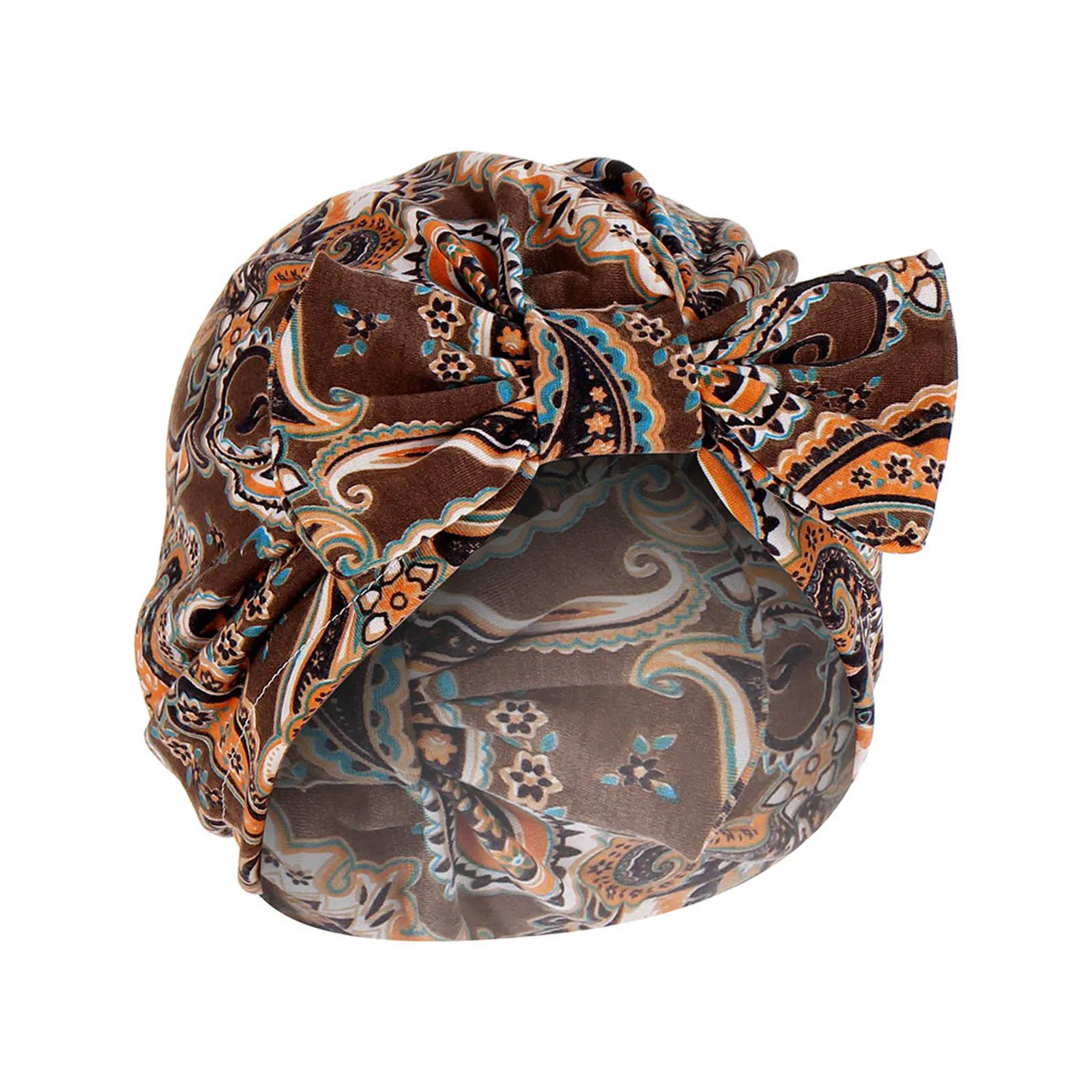 

Women Print Bowknot India Hat Chemo Hat Beanie Wrap Head Scarves Lady Head Wrap Hat Hats For Women Fashion Summer