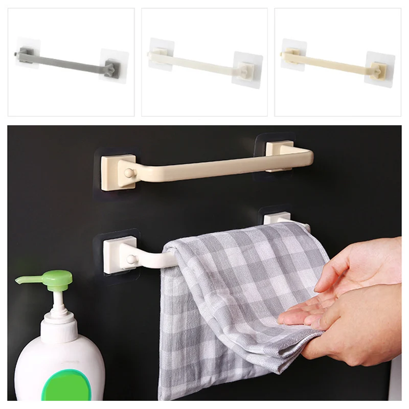 Настенный держатель для ванной комнаты Полка полотенец самостоятельная вешалка