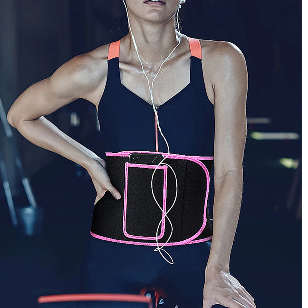 Поясной пояс для фитнеса формирующий ускоренную потливость Йога тяжелая