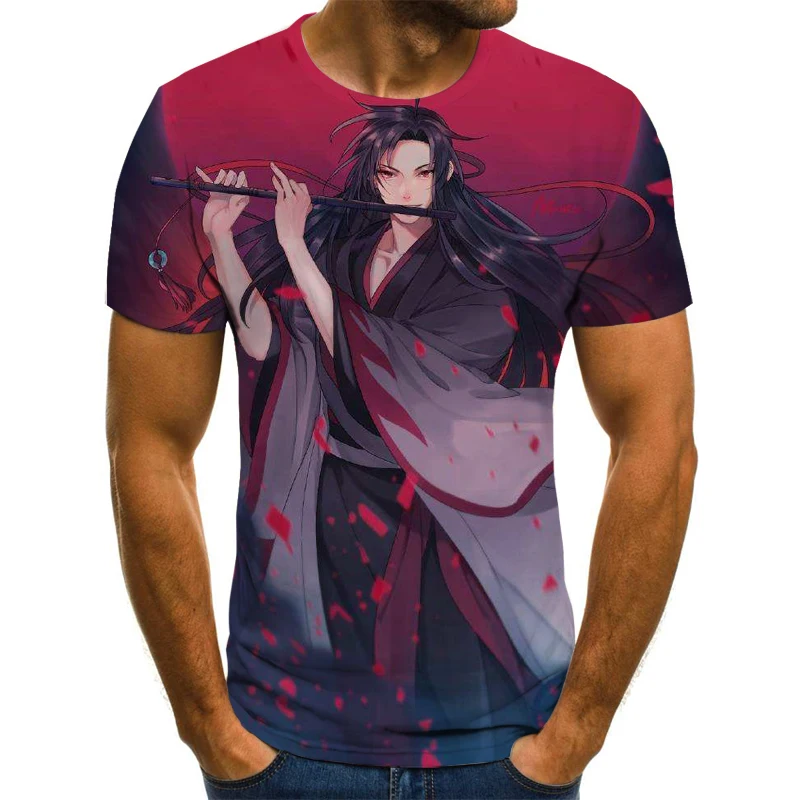 

New T-shirt Cartoon character 3D color printed T-shirt Ink Master cartoon character novel short-sleeved street casual T-shirt