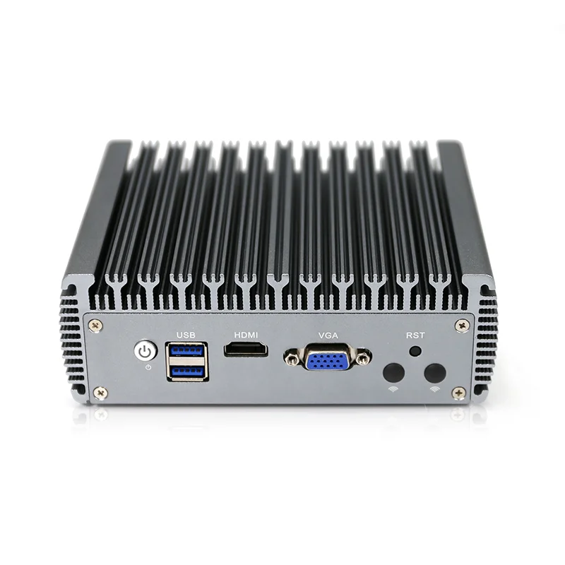 Celeron J4125 Fanless Mini PC 4 Intel 2.5G i225 LAN Switch Quad Core Router Server ESXI HD-MI VGA pfSense Firewall Appliance | Компьютеры