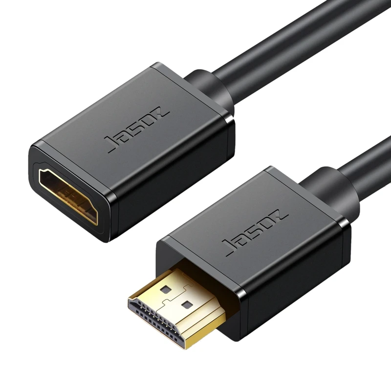 Удлинительный кабель Jasoz HDMI передачи данных со штекером на гнездо медный 4K HD