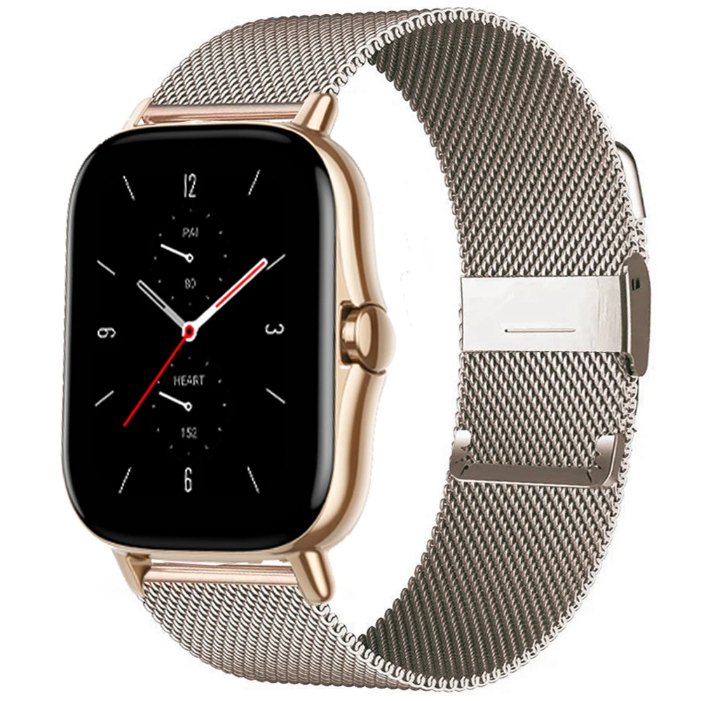 

Magnetic loop for Amazfit GTS/2/2e/GTS2 Mini/GTR 42mm/47mm/GTR2/2e/stratos 2/3 20mm/22mm Bracelet Watch band Amazfit bip strap