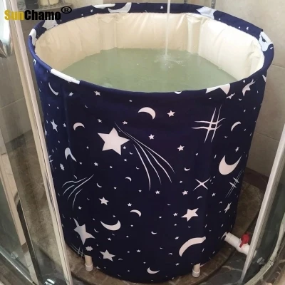 Ванна для взрослых домашняя полноразмерная Складная съемная Удлиняющая ванна