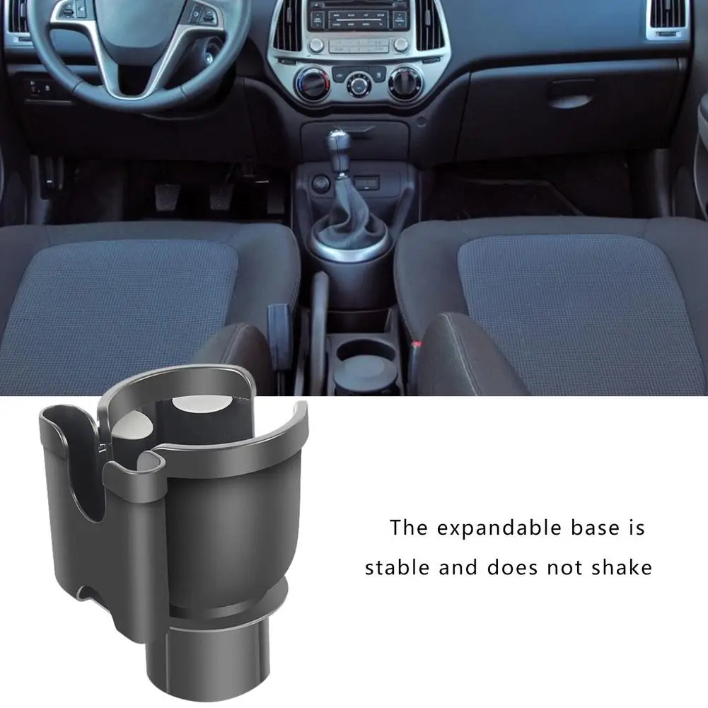 

2 в 1 Автомобильный нескользящий держатель для стакана Автомобильный держатель для стакана для воды с регулируемым основанием многофункцио...