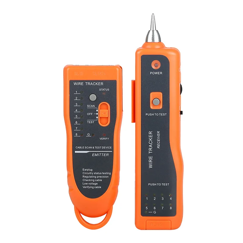 

Портативный тестер сетевого кабеля XQ-350, устройство поиска линии, устройство поиска телефонной сети, тестер линии, для BNC RJ45 RJ1