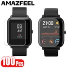 100 шт.упак. для Huami amazfit Bip Защитная пленка для экрана для Amazfit GTS 2 GTR 47 мм Bip s Lite Stratos защита для экрана аксессуар