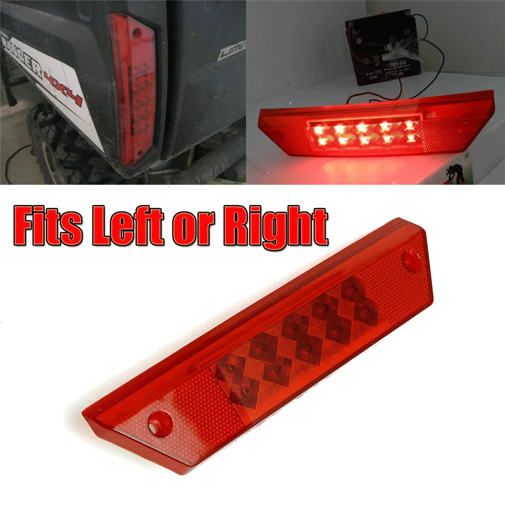 

Указатели поворота UTV Для Polaris, красный задсветильник свет, левый и правый для Polaris Ranger 900 Diesel 500 700 800 2010 2012 2013 2014