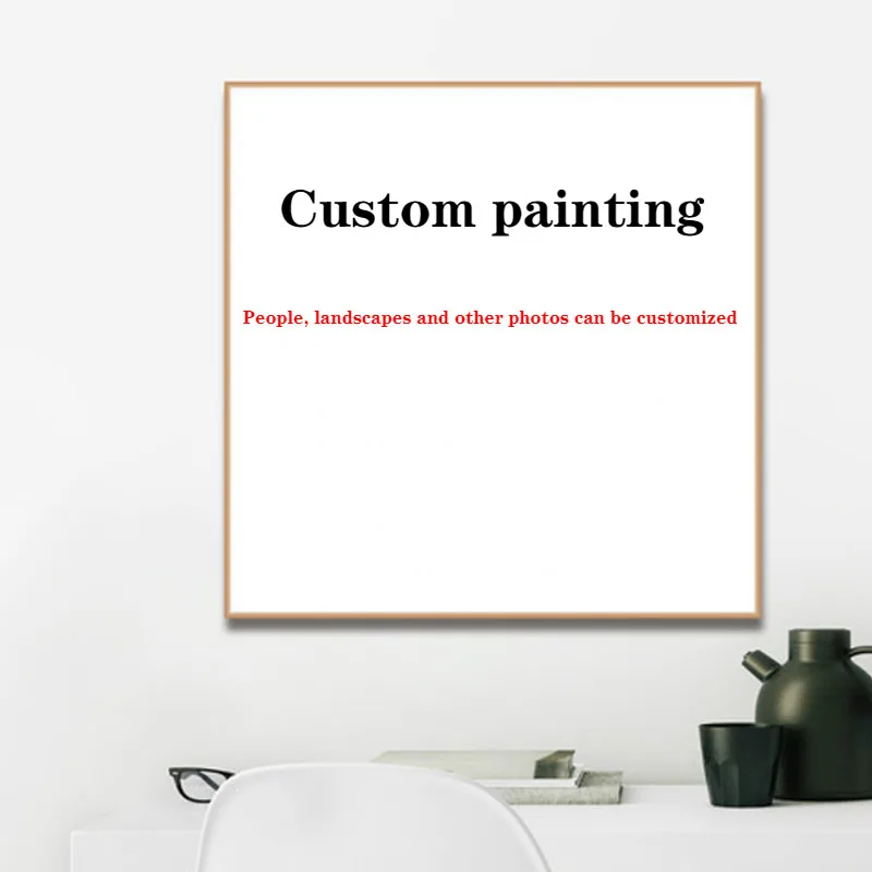 

Wall Art Picture Customization Landscape Figure Animal Background Wall Decoration Painting Hanging Painting Customization