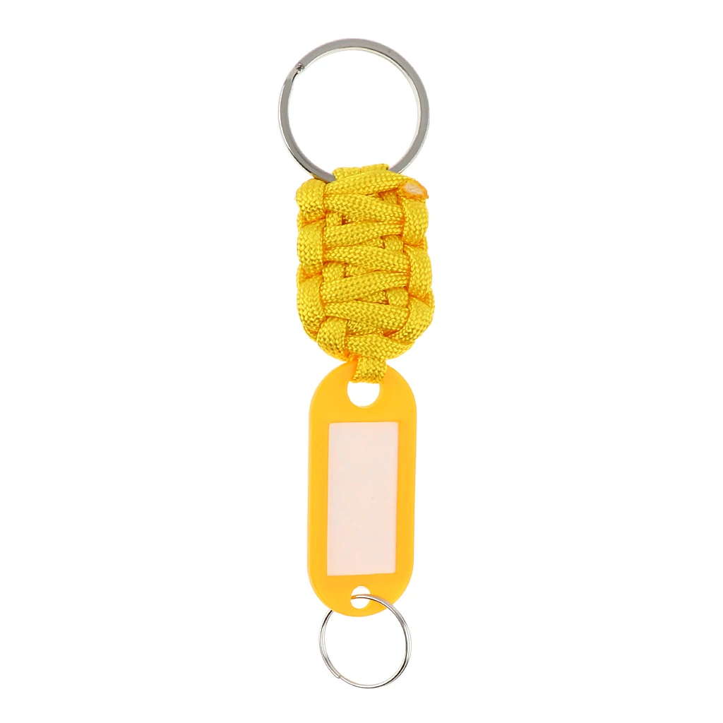 

Paracord Lanyard Keychain Carabiner Survival Kit Key Ring Emergency Bracelets Tie Down Rope Cord