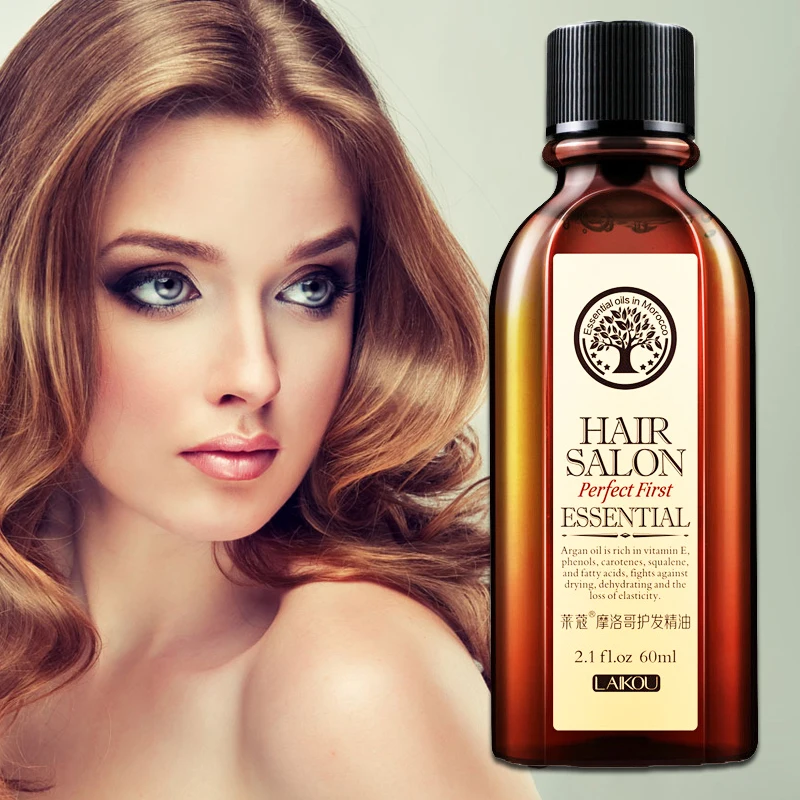60 мл марокканские аргановые гайки болта слива масла для ухода за волосами