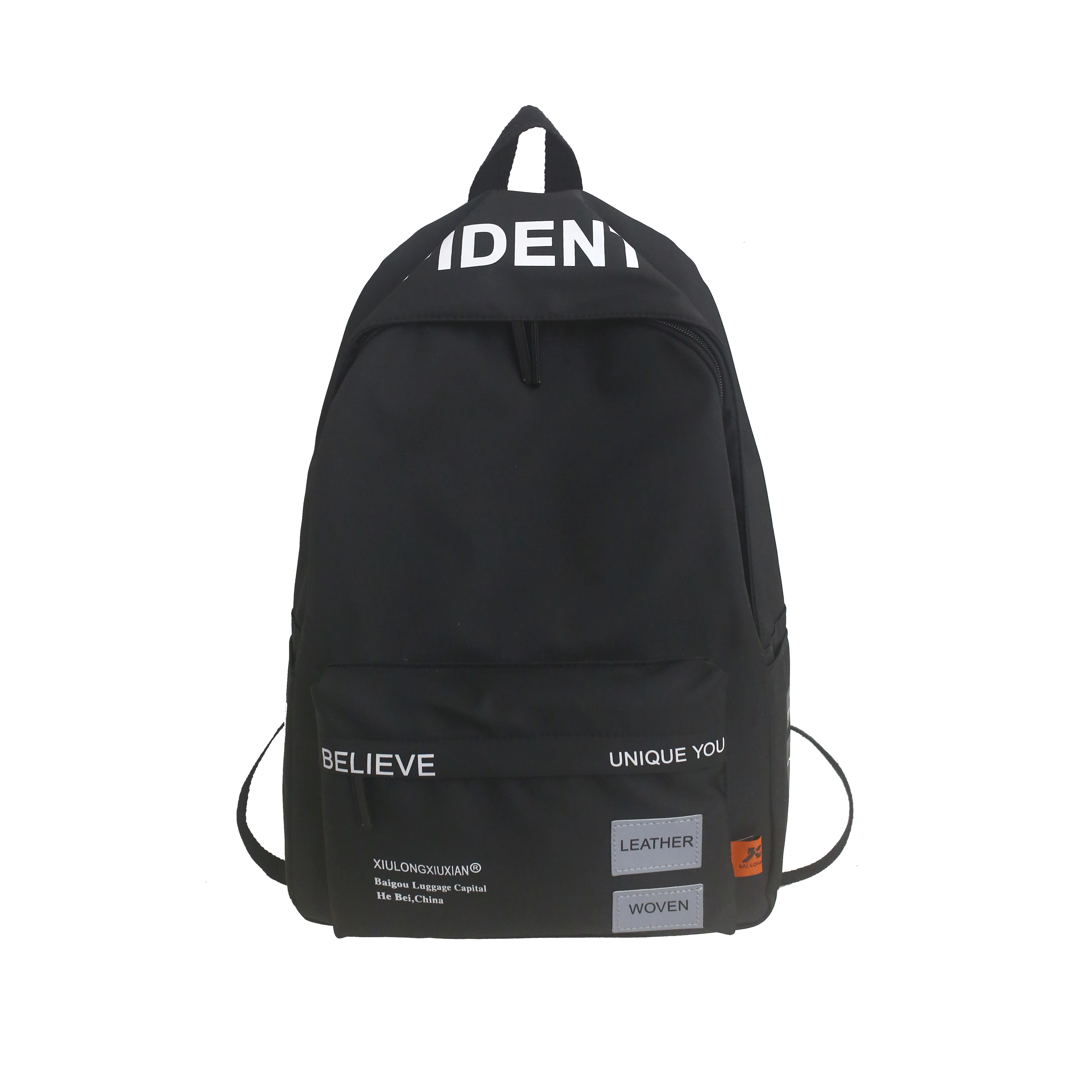 Брендовый флуоресцентный женский рюкзак вместительный школьный ранец в