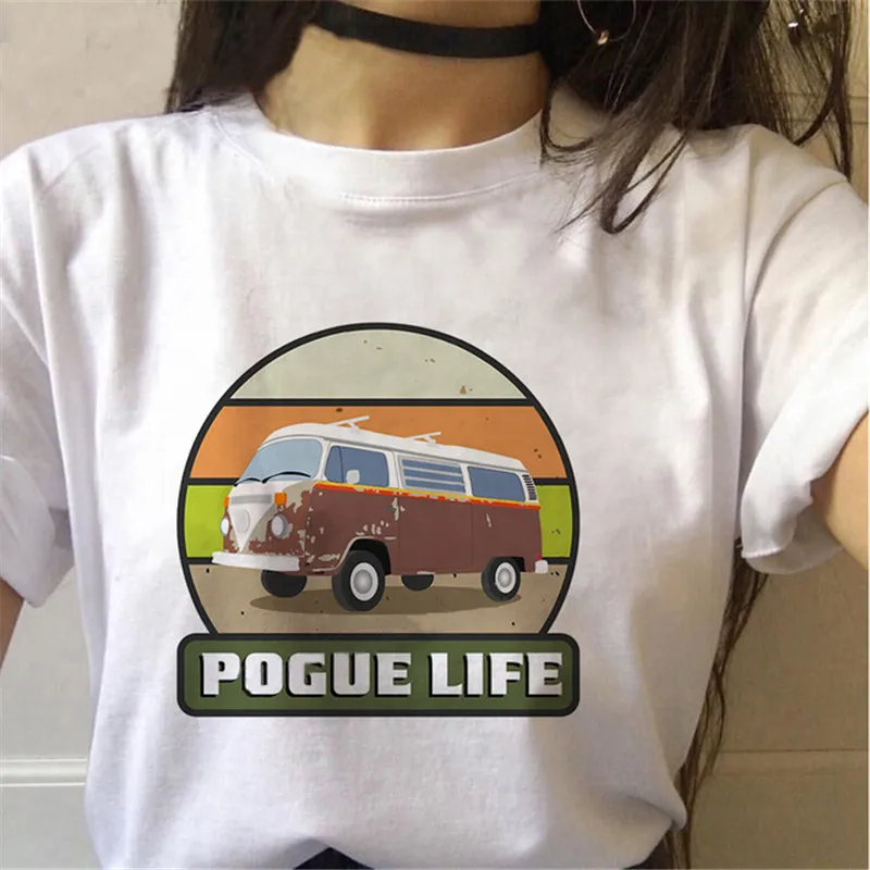 Женская футболка с короткими рукавами Luslos Pogue Life TV Show Friends летние мягкие пляжные
