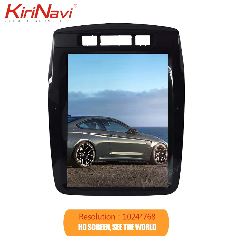 Вертикальный экран KiriNavi в стиле Tesla 10 4 дюйма Android 9 0 автомобильный DVD-плеер