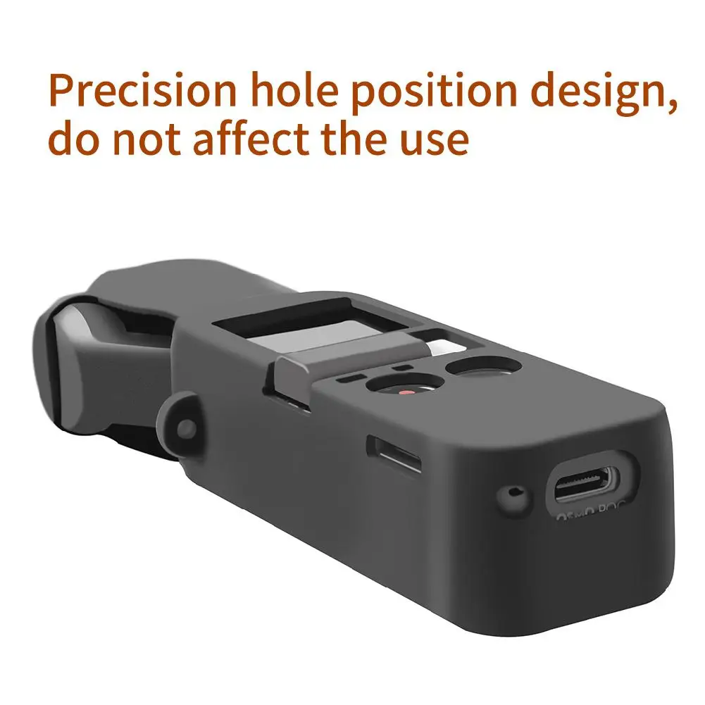 Для DJI OSMO Карманный Протектор набор Мягкий силиконовый чехол с шеей/ремешок для