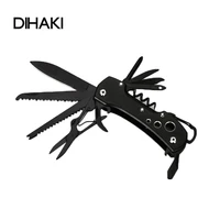 multifunctional knife multi purpose army folding pocket knife outdoor camping hunting survival tool with screwdriver carabiner