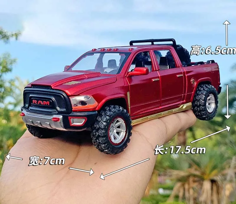 Новое поступление 1/32 модель внедорожника Ram игрушечный автомобиль из сплава